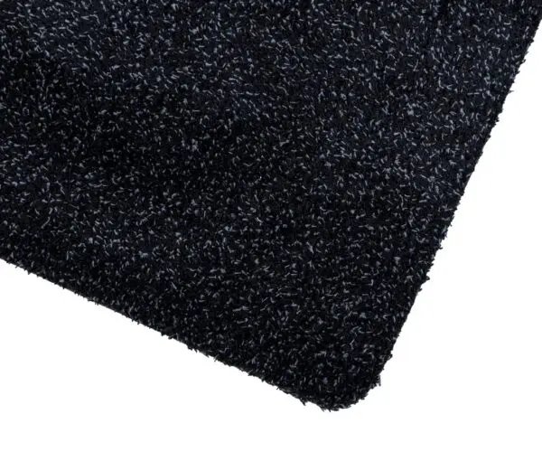Droogloopmat zwart katoen/polyester - Afbeelding 4