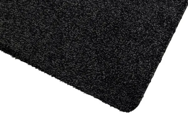 Droogloopmat kleur zwart katoen/polyester - Afbeelding 4