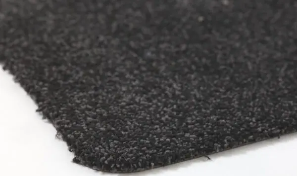 Droogloopmat microfiber zwart, zonder boord - Afbeelding 4