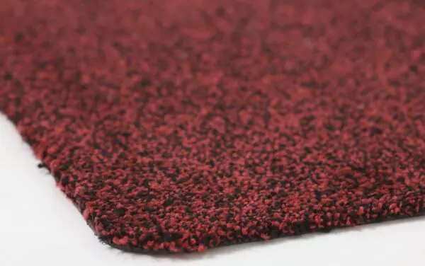 Droogloopmat microfiber rood, zonder boord - Afbeelding 4
