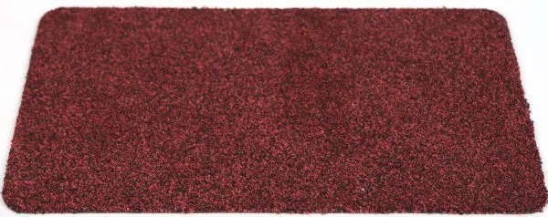 Droogloopmat microfiber rood, zonder boord - Afbeelding 2