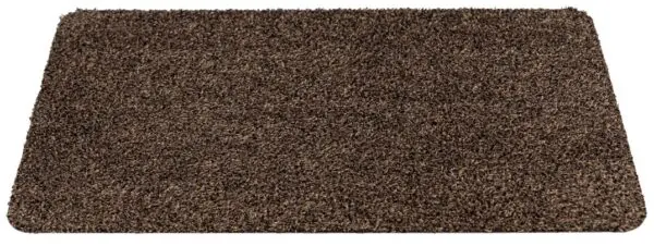 Droogloopmat bruin katoen/polyester - Afbeelding 2