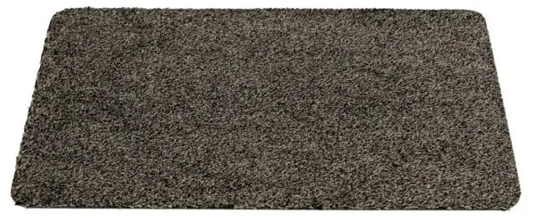 Droogloopmat kleur graniet katoen/polyester - Afbeelding 2
