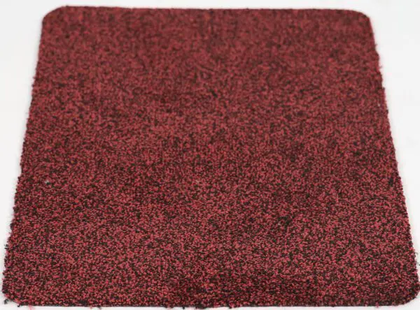 Droogloopmat microfiber rood, zonder boord - Afbeelding 3