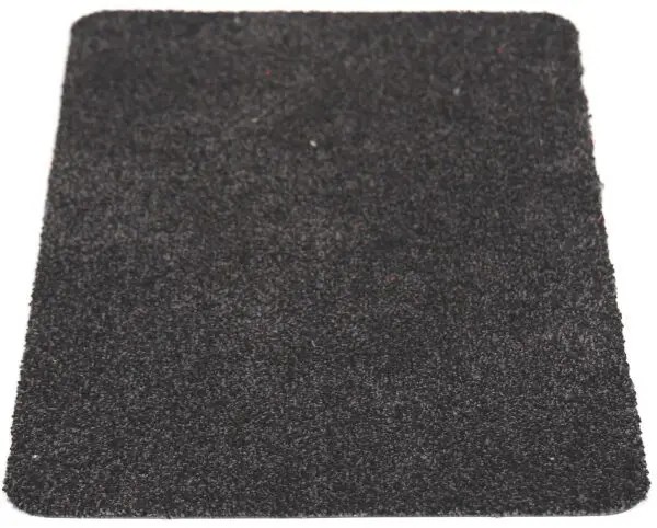 Droogloopmat microfiber zwart, zonder boord - Afbeelding 3