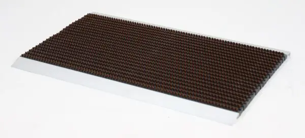 Borstelmat bruin/aluminium - Afbeelding 2