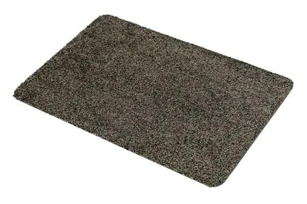 Droogloopmat kleur graniet katoen/polyester - Afbeelding 3
