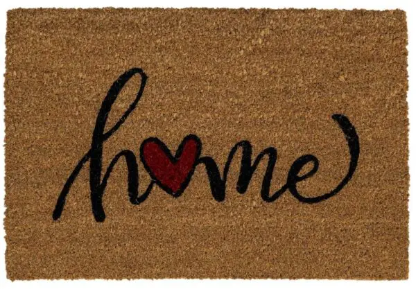 Ecologische kokosmat home hartje