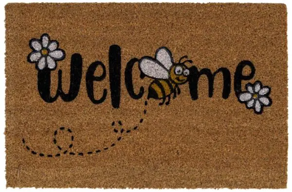 Ecologische kokosmat welcome, bij