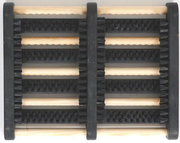 Schoenborstelmat, synthetische borstels