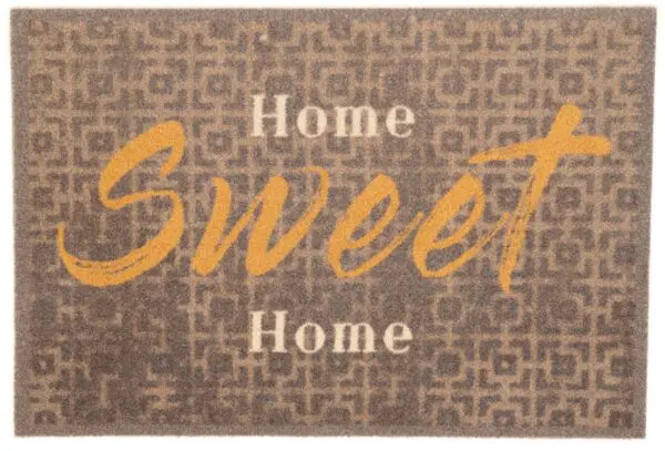 Deurmat Home Sweet Home, oranje