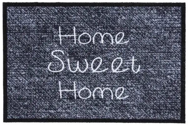 Deurmat Home Sweet Home, grijs