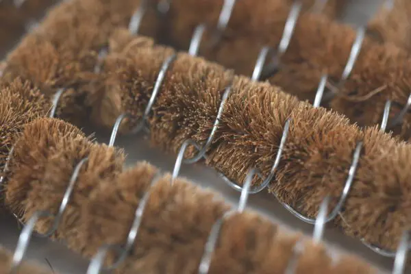 Borstelmat halve maan met kokos naturel - Afbeelding 5