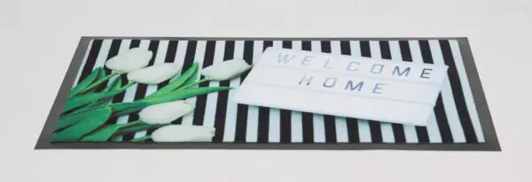 Deurmat Welcome home, tulpen - Afbeelding 2