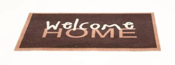 Deurmat Welcome Home, bruin/zwart - Afbeelding 2
