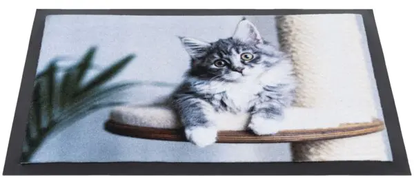 Deurmat grijze kat - Afbeelding 2