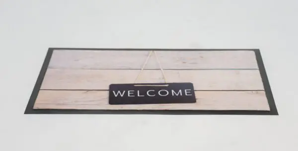 Deurmat Welcome hout - Afbeelding 2