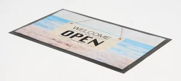 Deurmat Welcome, we are open - Afbeelding 3