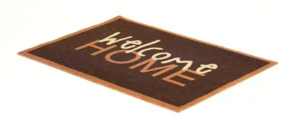 Deurmat Welcome Home, bruin/zwart - Afbeelding 3