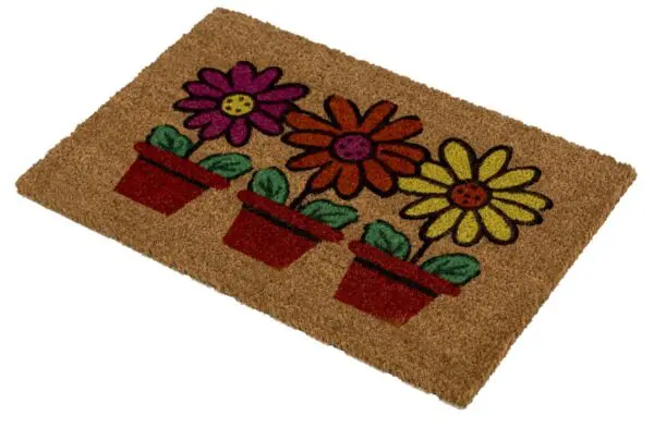 Ecologische kokosmat met 3 bloempotten - Afbeelding 3