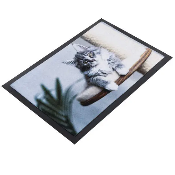 Deurmat grijze kat - Afbeelding 3