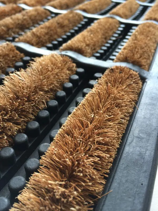 Schrapende borstelmat naturel - Afbeelding 2