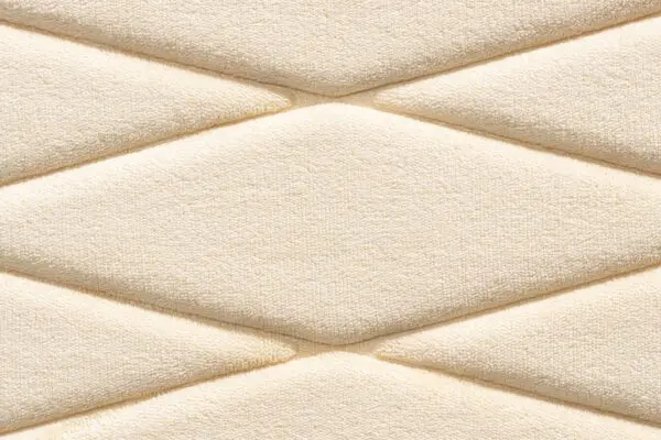 Badmat memoryfoam crème ruitdessin - Afbeelding 2
