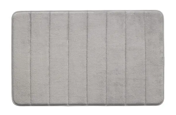 Badmat memoryfoam grijs lijnen