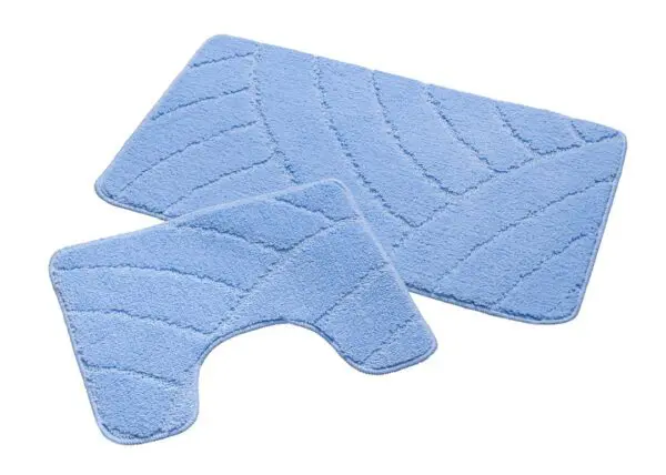 Badmat set klassiek blauw