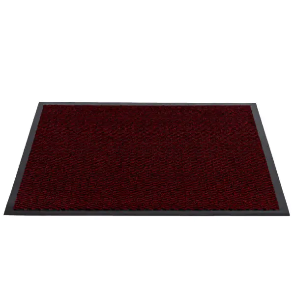 Droogloopmat rood/zwart - Afbeelding 2