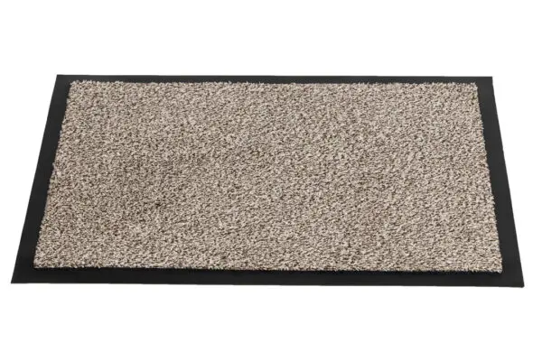 Droogloopmat katoen/polyester beige - Afbeelding 2