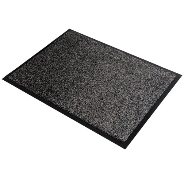 Ecologische en professionele schoonloopmat gemêleerd zwart, grijs, beige - Afbeelding 3