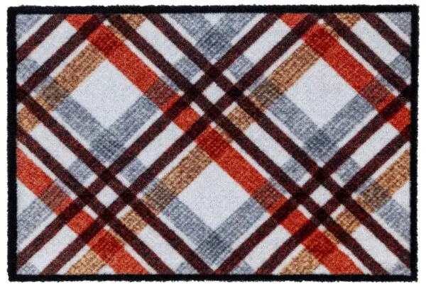 Wasbare deurmat, criss cross