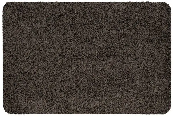 Schoonloopmat polyester, taupe