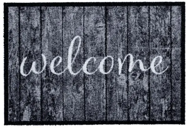Wasbare schoonloopmat Welcome