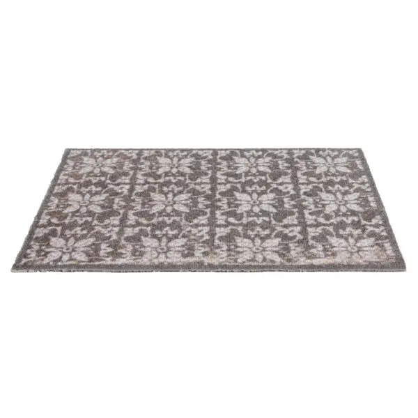 Wasbare deurmat, tegels beige - Afbeelding 2