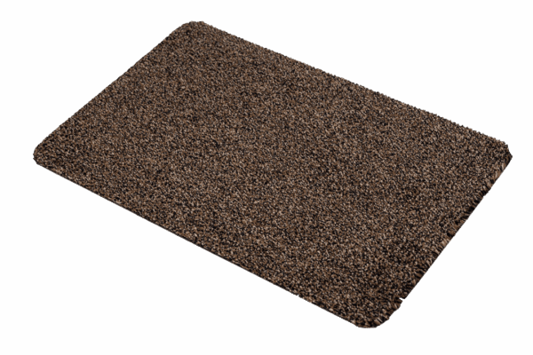 Schoonloopmat taupe polyester - Afbeelding 3