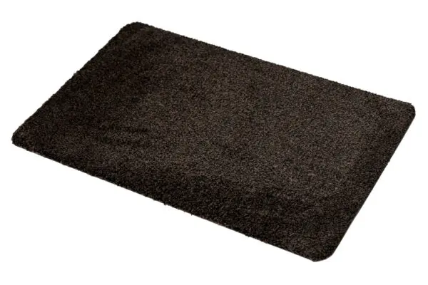Schoonloopmat polyester, bruin - Afbeelding 3