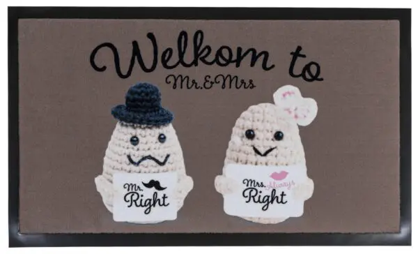 Deurmat Welkom to Mr & Mrs