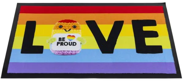 Deurmat Rainbow Love - Afbeelding 2