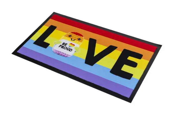 Deurmat Rainbow Love - Afbeelding 3