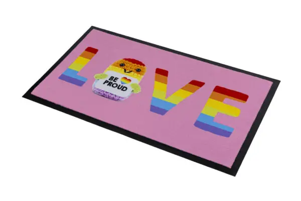 Deurmat Pink Love - Afbeelding 3