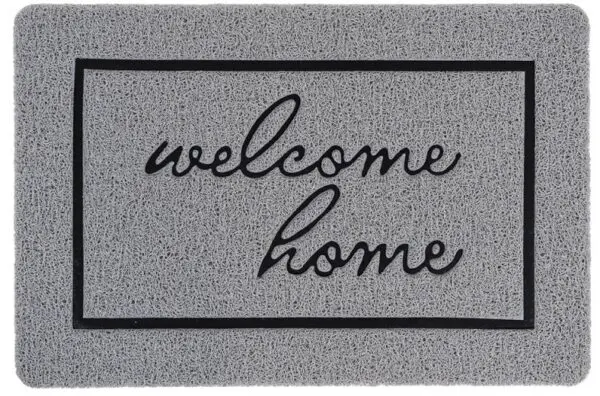 Spaghettimat met reliëfprint Welcome Home