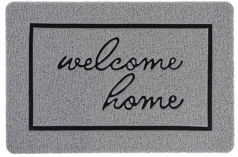 Spaghettimat met reliëfprint Welcome Home