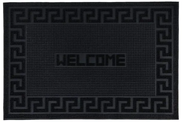 Rubberen pin deurmat, Welcome