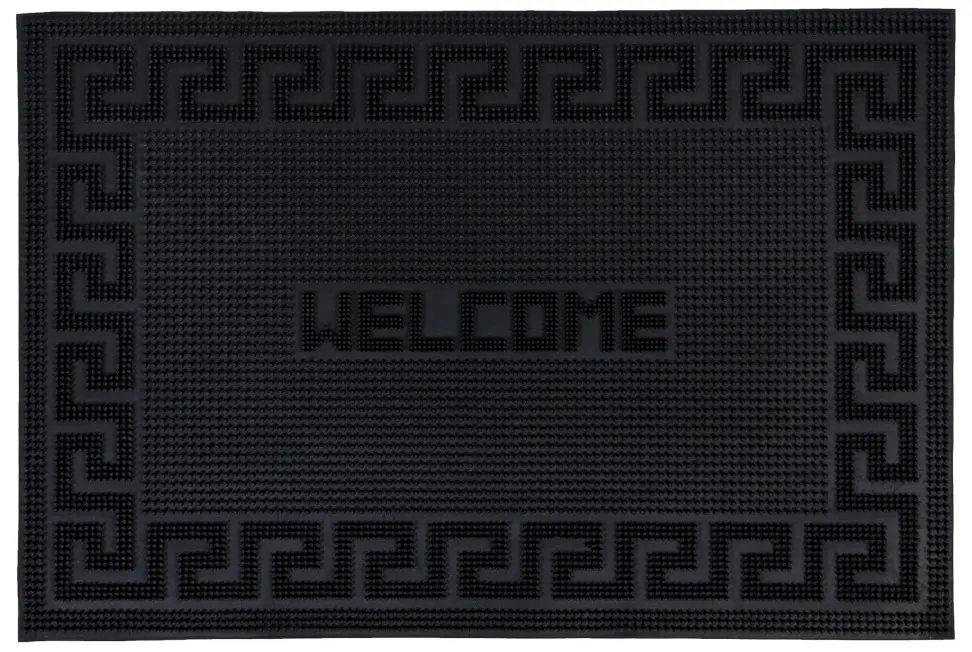 Rubberen pin deurmat, Welcome