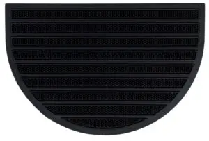 Rubberen pin schraapmat, halfrond