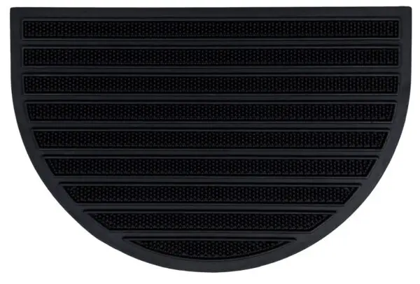 Rubberen pin schraapmat, halfrond