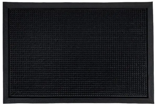 Tapis à picots en caoutchouc à gratter