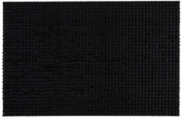 Tapis gazon noir, grattant